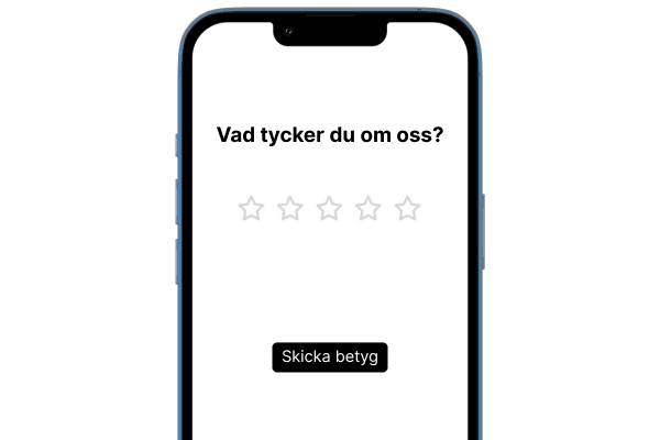 Kunden ger betyg